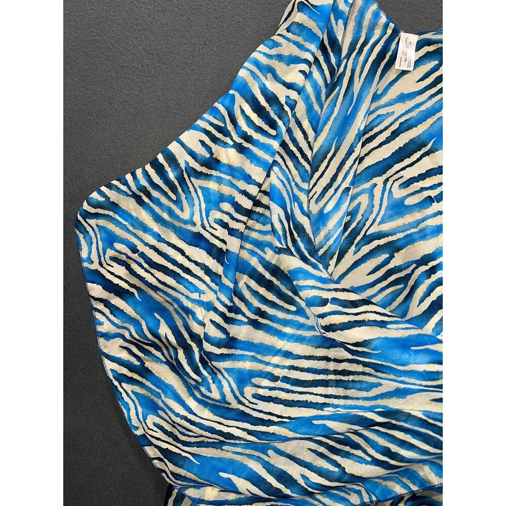 Silhouette silky boho cover up Women's top Medium A008912 - Picture 6 of 6